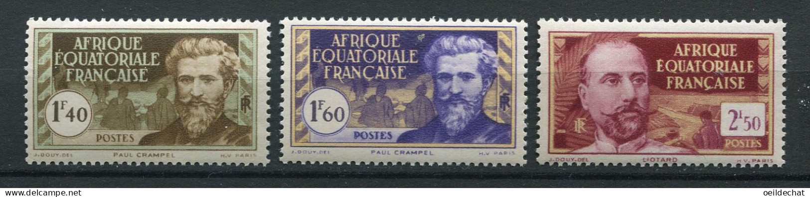 26404 A.E.F N°83/4, 86** Paul Crampel, Liotard  1939-40  TB - Neufs