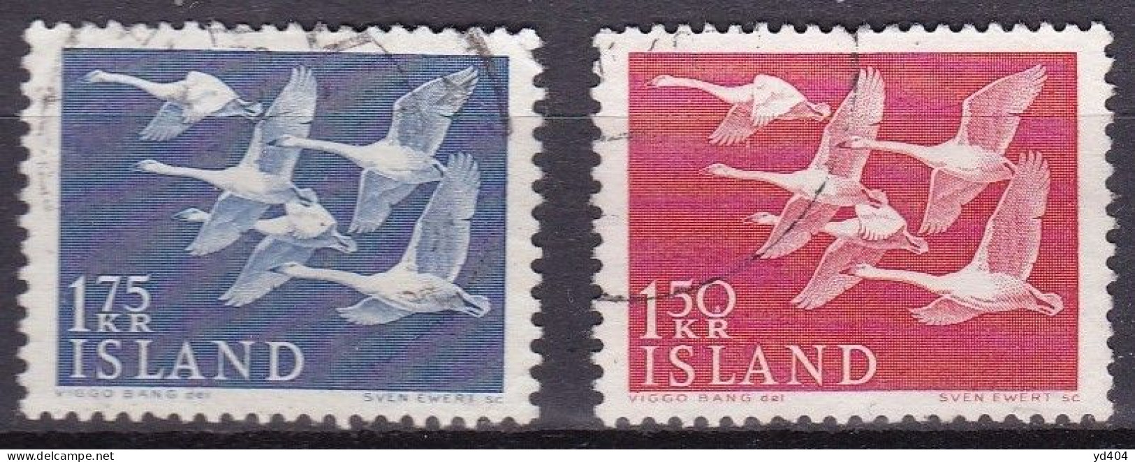 IS061 – ISLANDE – ICELAND – 1956 – NORTHEN COUNTRIES ISSUE – Y&T # 270/1 USED 15 € - Oblitérés