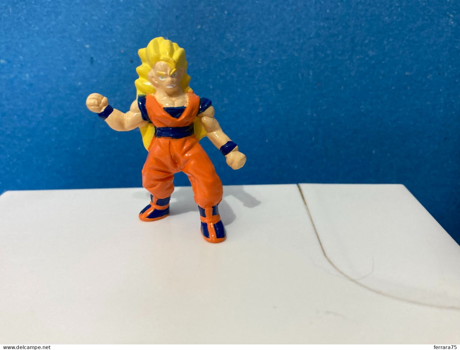 SORPRESINE KINDER-DOLCI PREZIOSI-DRAGON BALL Z 2°SERIE GOKU SUPER SAYAN 3. - Andere & Zonder Classificatie