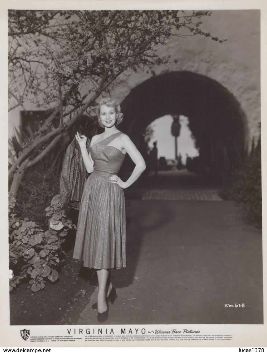 6 PHOTOS VERITABLES DE L' ACTRICE VIRGINIA MAYO (WARNER BROS PICTURES) - Berühmtheiten