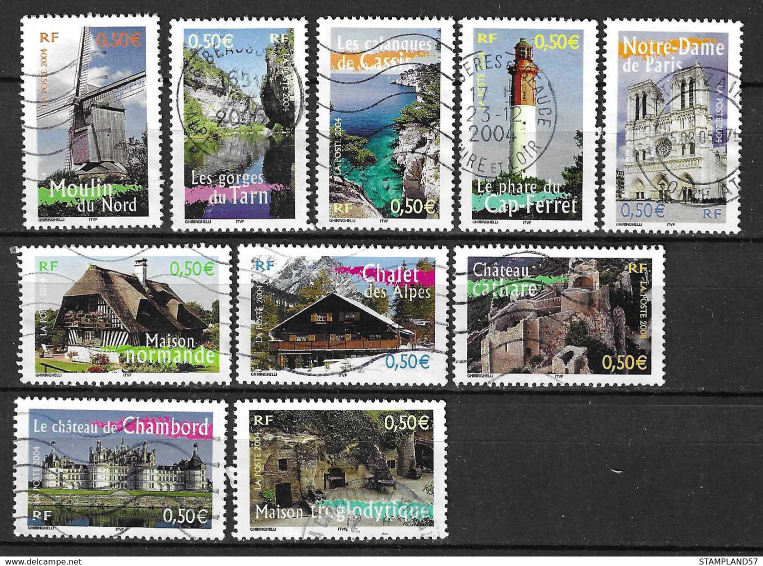 FRANCE 2004 " Portraits De Nos Régions " La France A Voir Oblitéré - Used Stamps