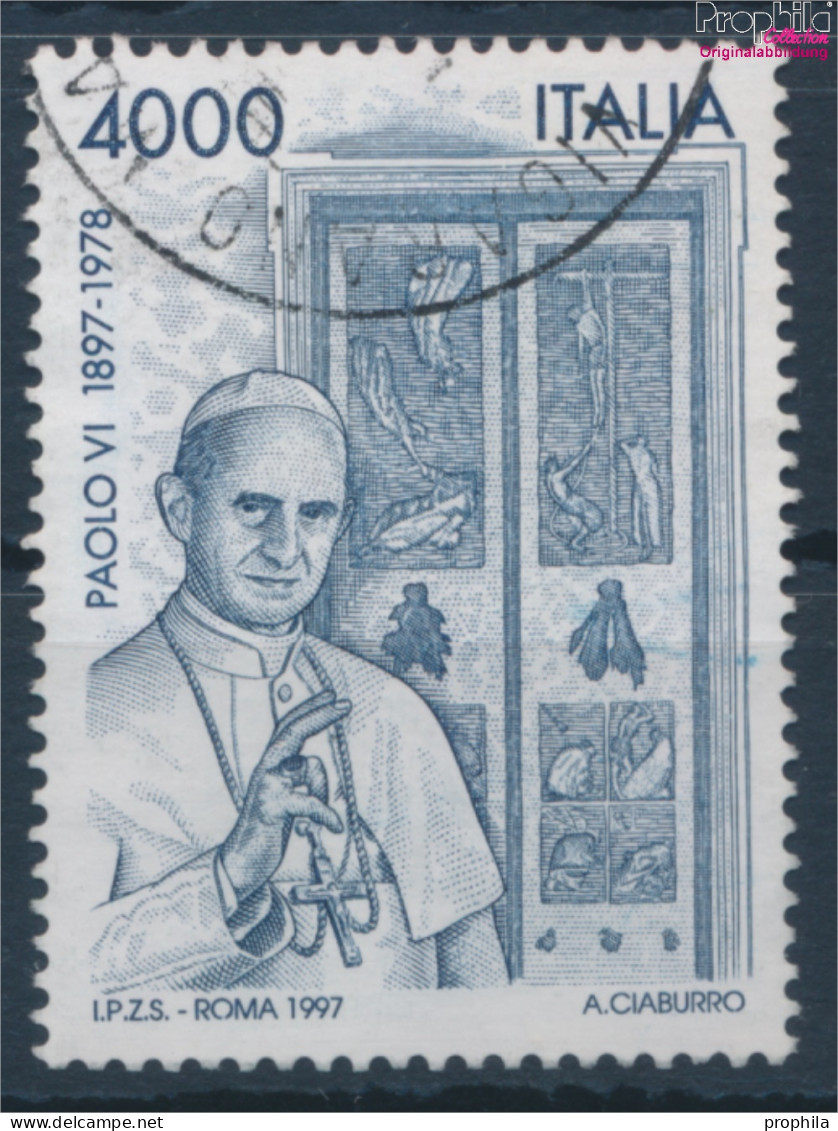 Italien 2536 (kompl.Ausg.) Gestempelt 1997 Papst Paul VI. (10349545 - 1991-00: Used