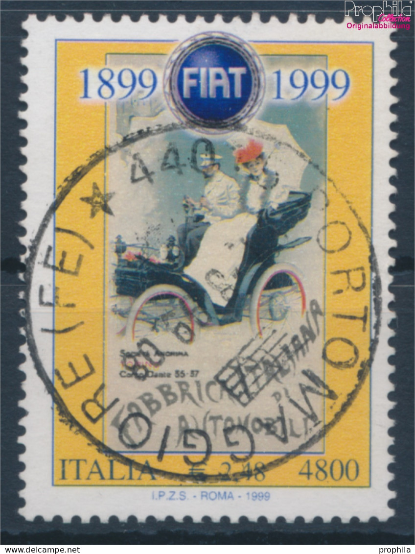 Italien 2641 (kompl.Ausg.) Gestempelt 1999 100Jahre FIAT-Automobile (10349505 - 1991-00: Oblitérés