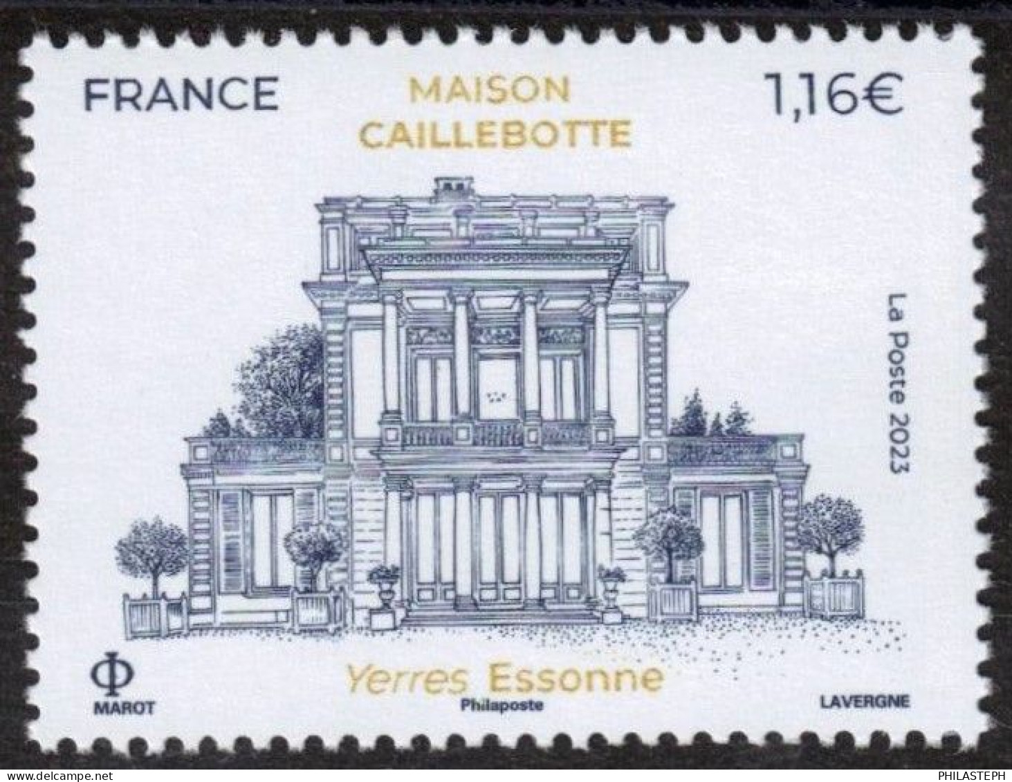FRANCE 2023 - Maison Caillebotte - Yerres - YT 5696 Neuf ** - Ongebruikt