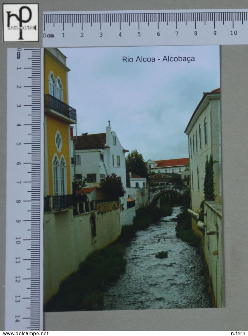 PORTUGAL  - RIO ALCOA - ALCOBAÇA - 2 SCANS  - (Nº58691) - Leiria
