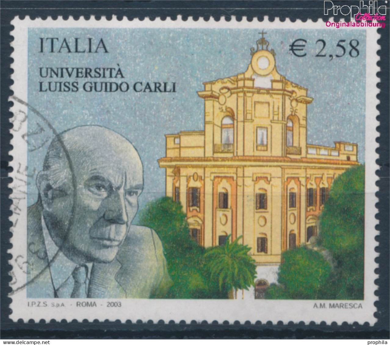 Italien 2907 (kompl.Ausg.) Gestempelt 2003 Schulen Und Universitäten (10350033 - 2001-10: Usati