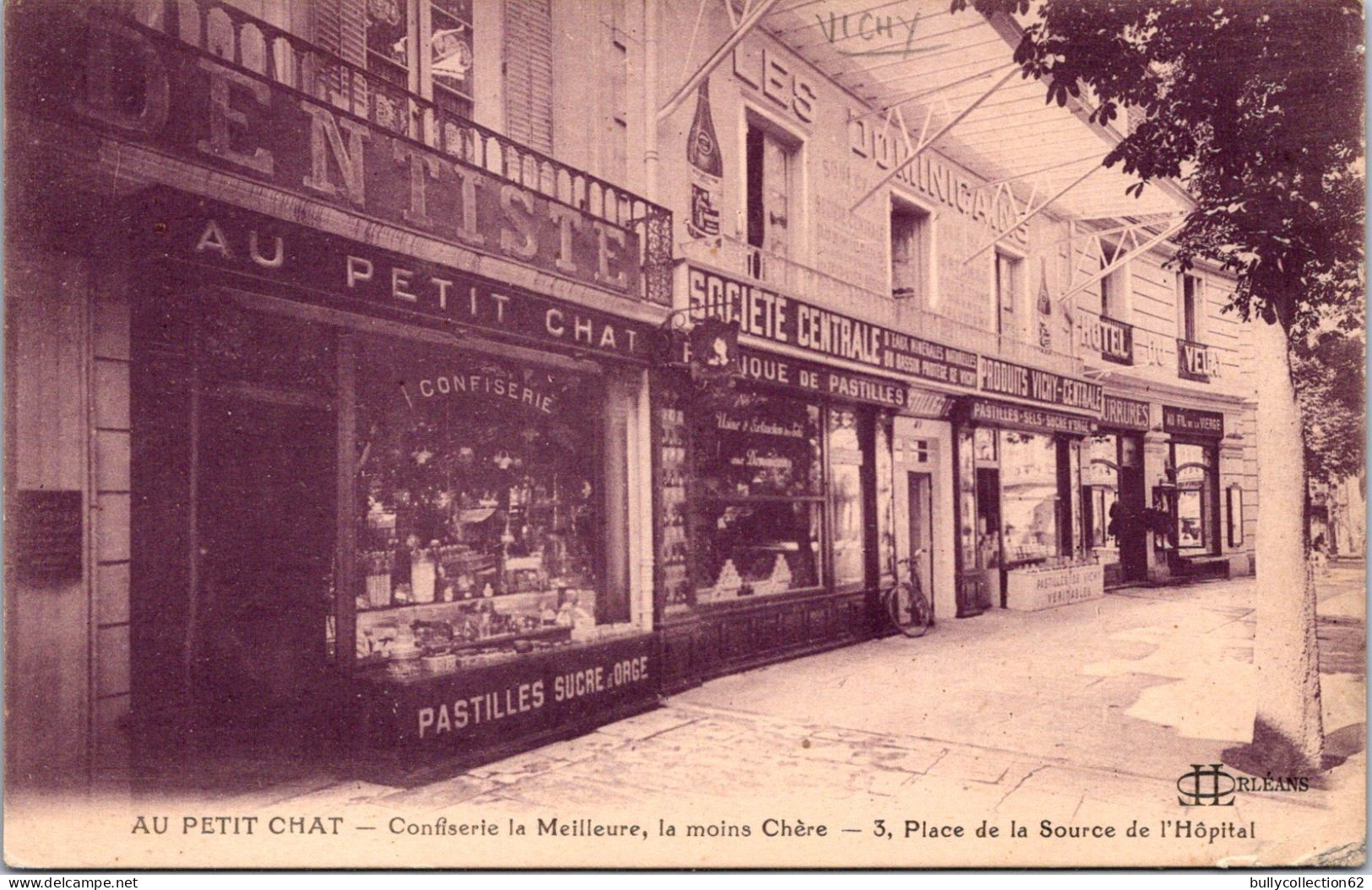 SELECTION -  VICHY  -  Au Petit Chat . Confiserie 3, Place De La Source De L'Hôpital - Vichy