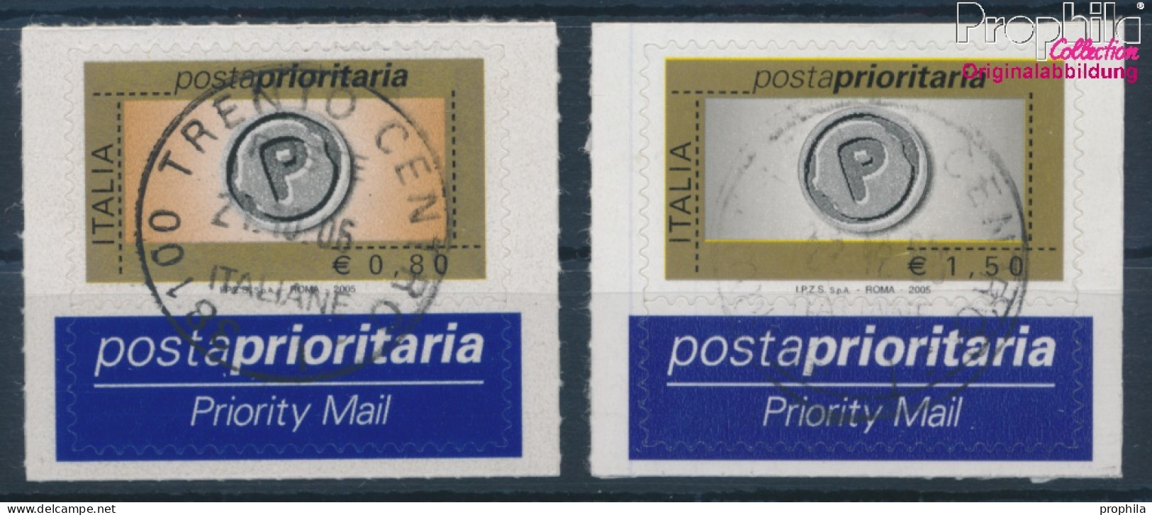 Italien 2956III-2957III (kompl.Ausg.) Gestempelt 2004 Freimarke - Prioritätspost (10350008 - 2001-10: Usati