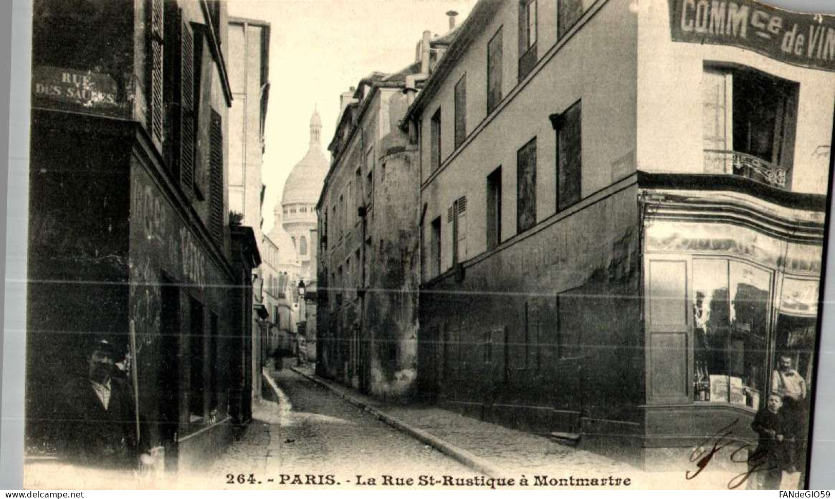 LA RUE  SAINT  RUSTIQUE  A  MONTMARTRE /// 82 // VOIR  CONDITION - Autres Monuments, édifices