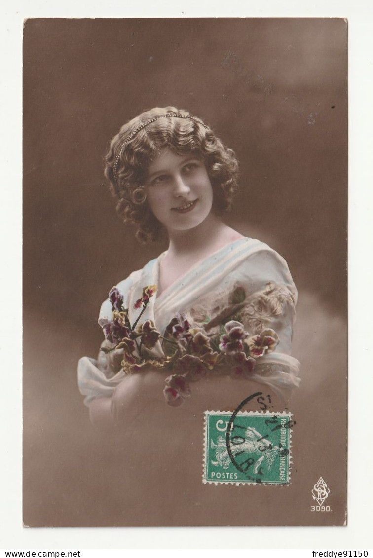 CPA  Femme . Portrait . 1913 - Frauen