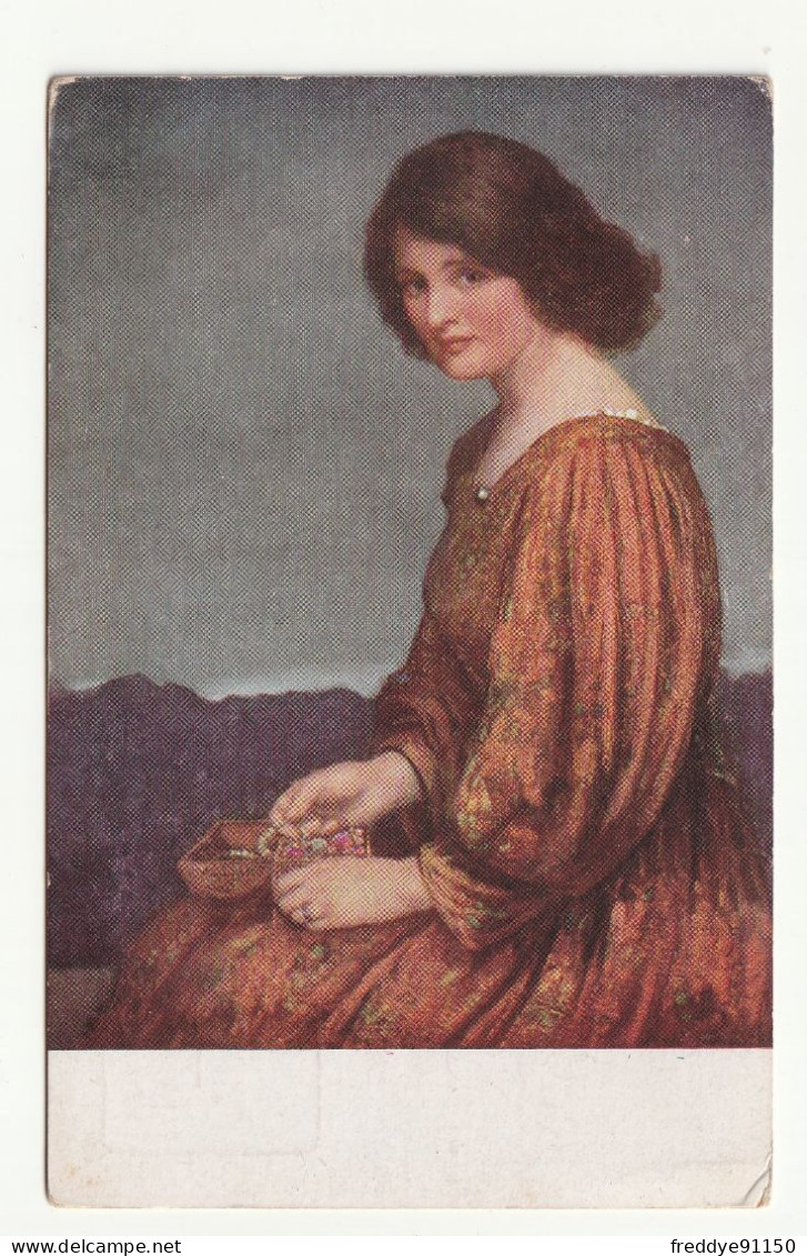 CPA Portrait De Femme . Boite à Bijoux . E.W Savory  Série N° 673 - Women