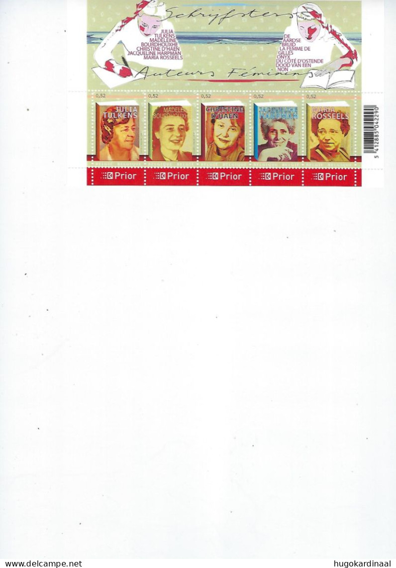 2007 - Schrijfsters - 5 Zegels - Neufs