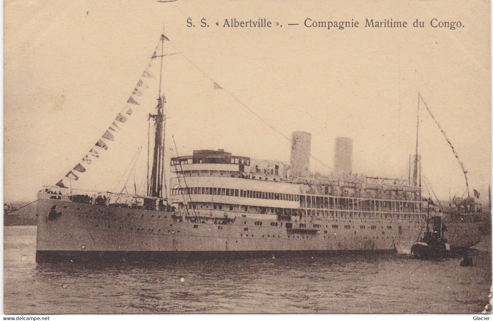 S.S. Albertville - Compagnie Maritime Du Congo - Dampfer