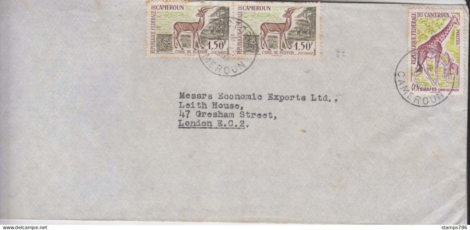 Camroon Cover Stamps {good Cover 5} - Briefe U. Dokumente