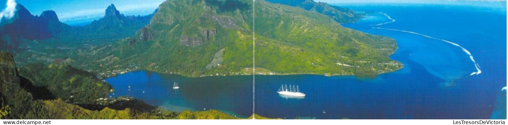 Tahiti - Meilleurs Vœux De Tahiti Et Ses Iles - Panorama Des Iles - Carte Postale Moderne - Tahiti