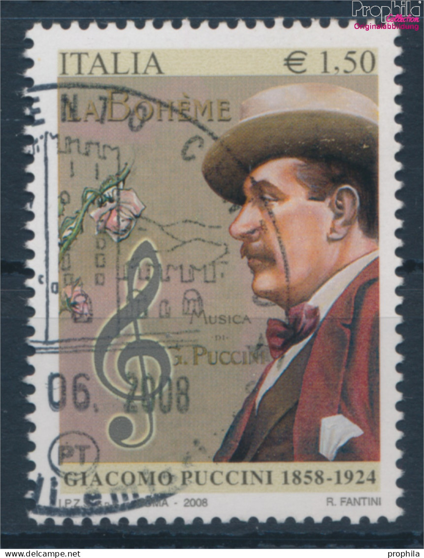 Italien 3251 (kompl.Ausg.) Gestempelt 2008 Giacomo Puccini (10349806 - 2001-10: Used