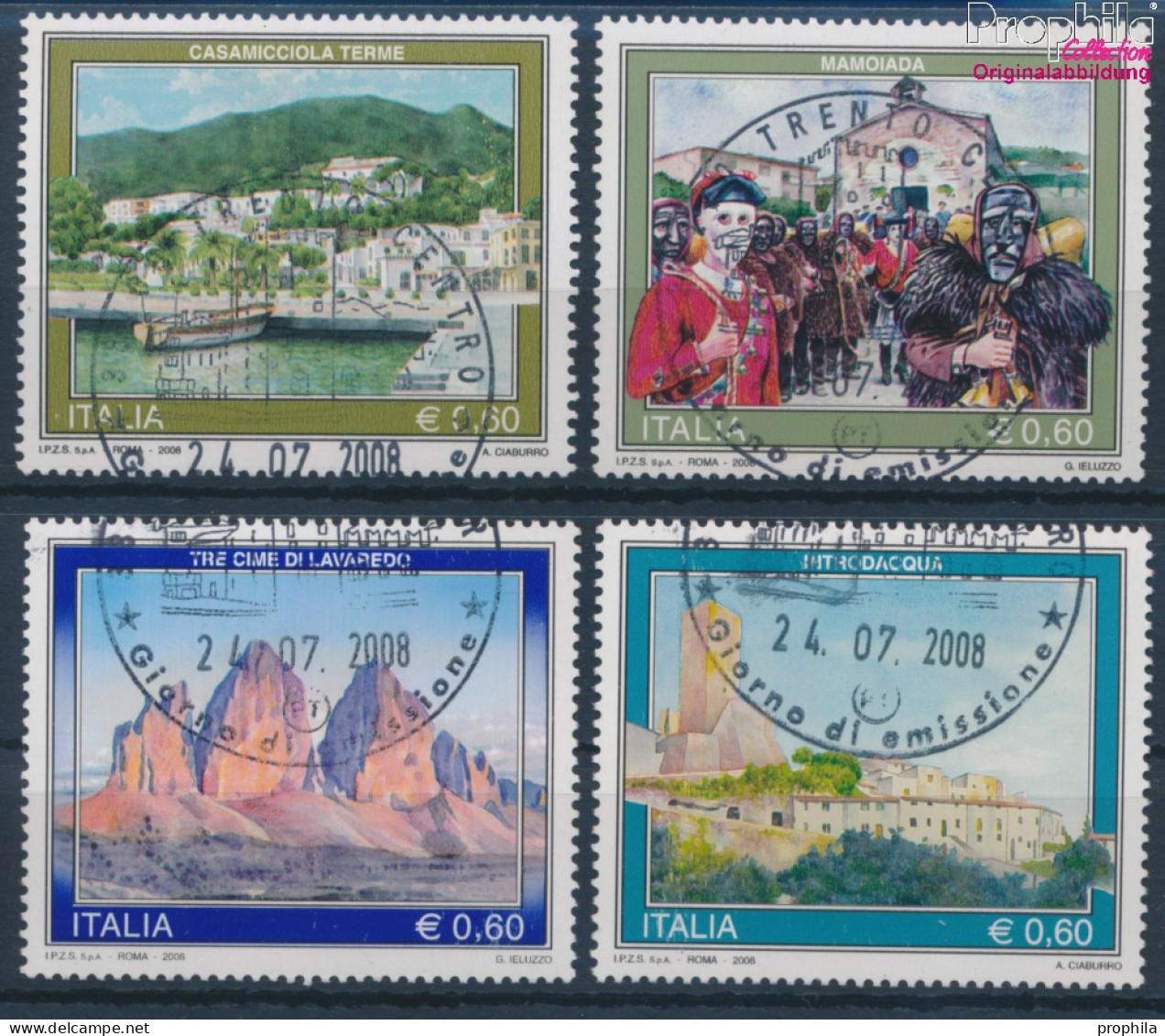 Italien 3256-3259 (kompl.Ausg.) Gestempelt 2008 Tourismus (10349802 - 2001-10: Usati