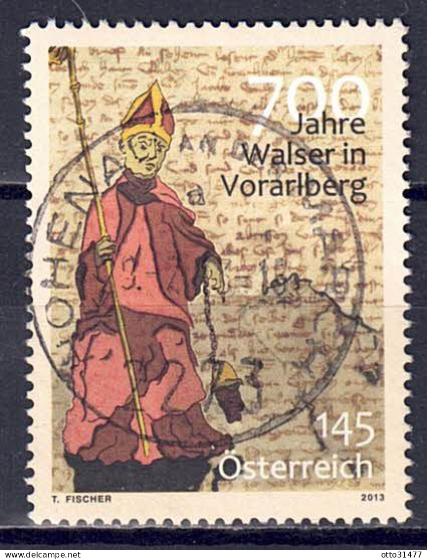 Österreich 2013 - 700 Jahre Walser, MiNr. 3076, Gestempelt / Used - Gebraucht