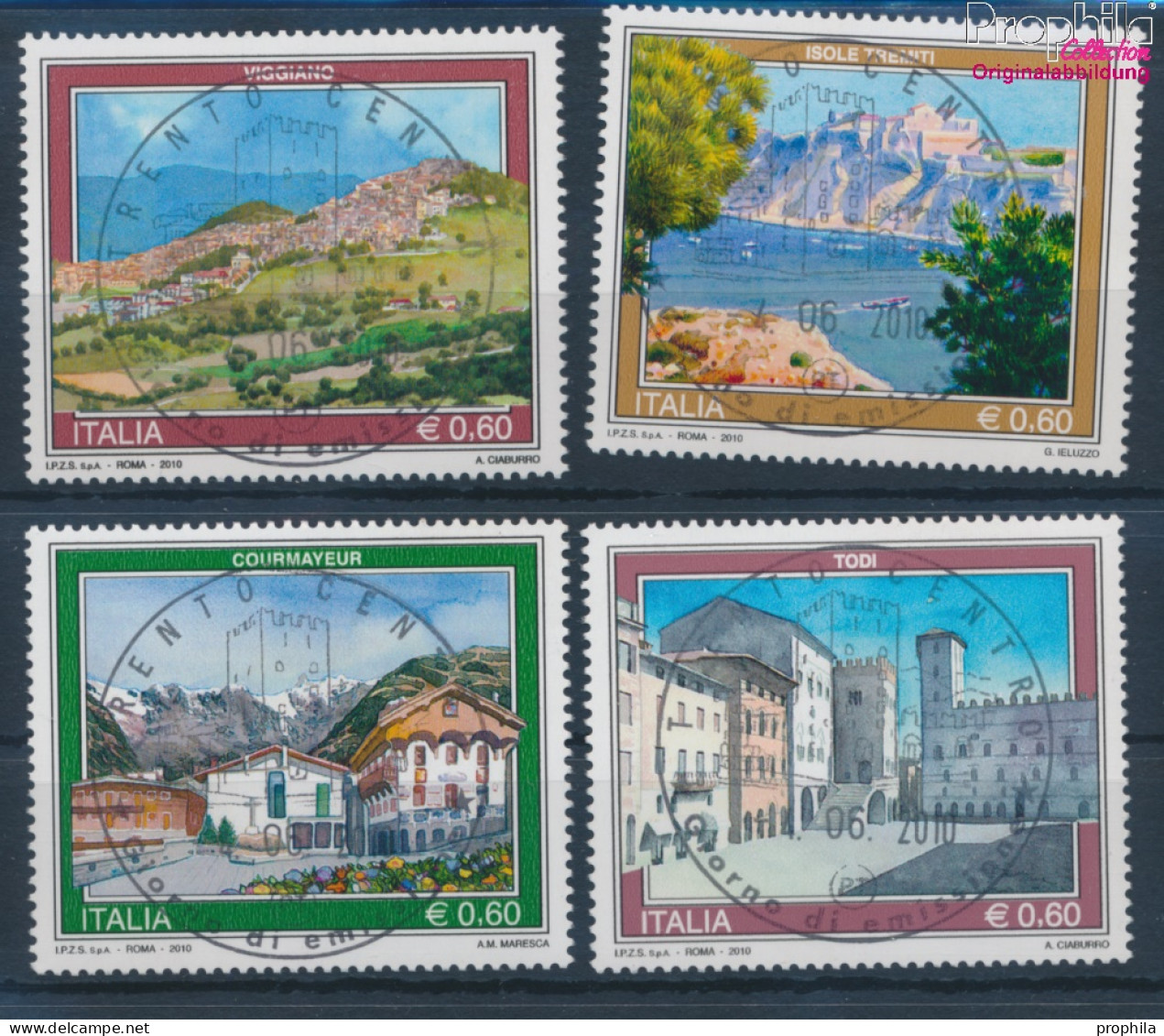 Italien 3381-3384 (kompl.Ausg.) Gestempelt 2010 Tourismus (10355391 - 2001-10: Used