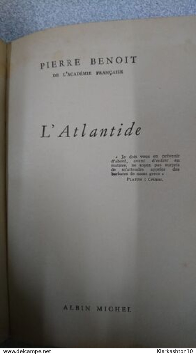 L'Atlantide - Andere & Zonder Classificatie