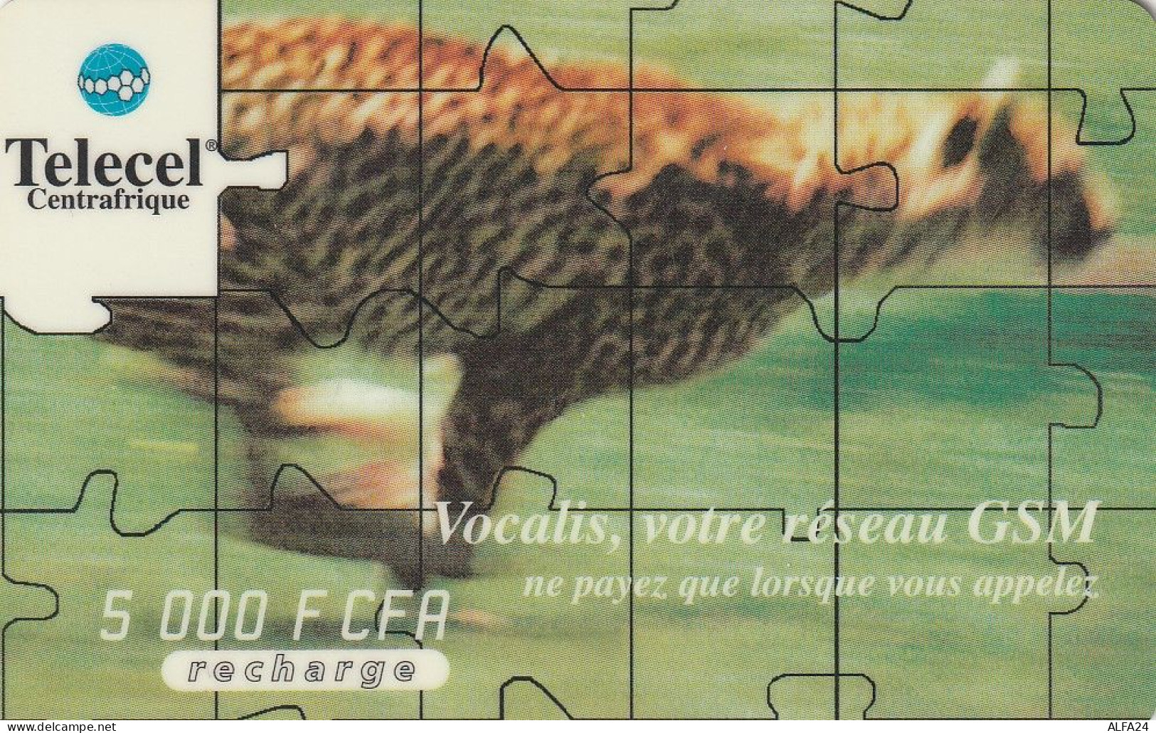 PREPAID PHONE CARD REPUBBLICA CENTROAFICANA  (E56.2.7 - Central African Republic