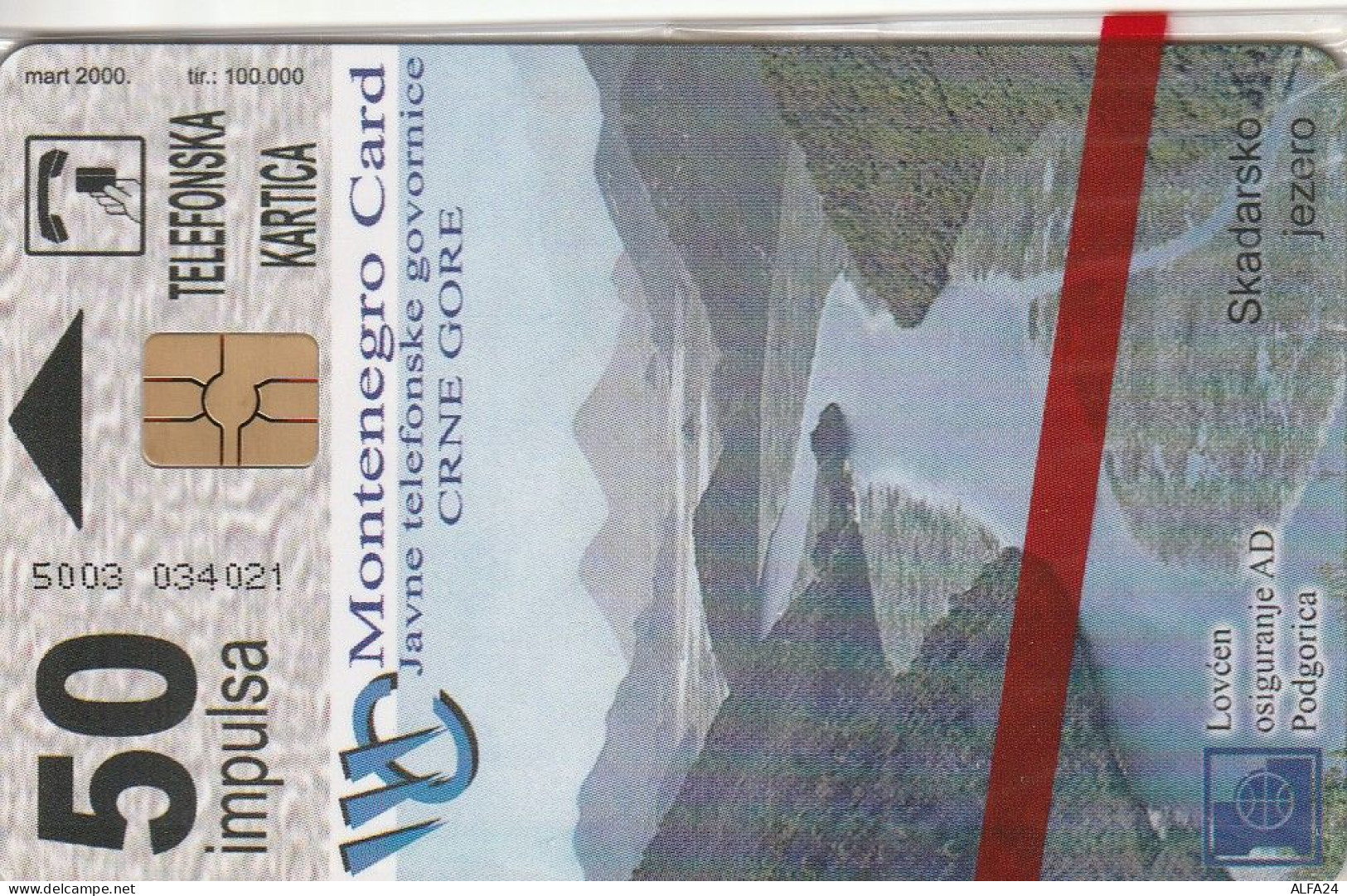 PHONE CARD MONTENEGRO BLISTER (E55.1.7 - Montenegro