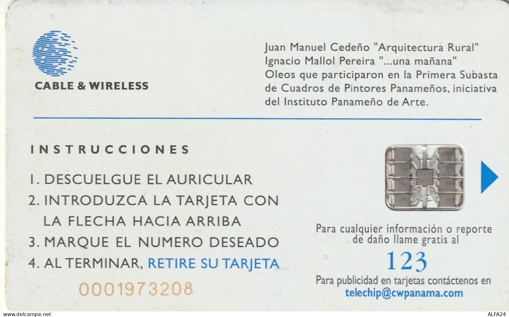 PHONE CARD PANAMA  (E54.17.2 - Panamá