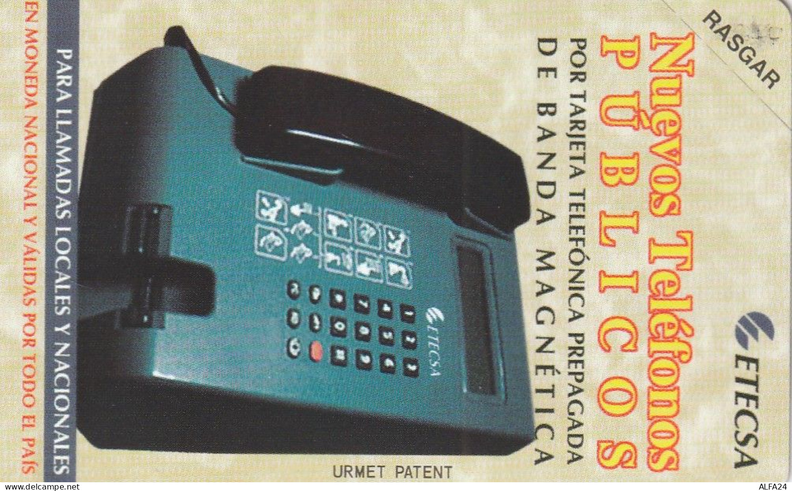 PHONE CARD CUBA URMET NEW (E54.15.6 - Kuba