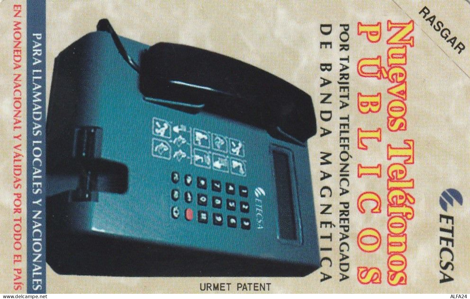 PHONE CARD CUBA URMET NEW (E54.15.5 - Kuba