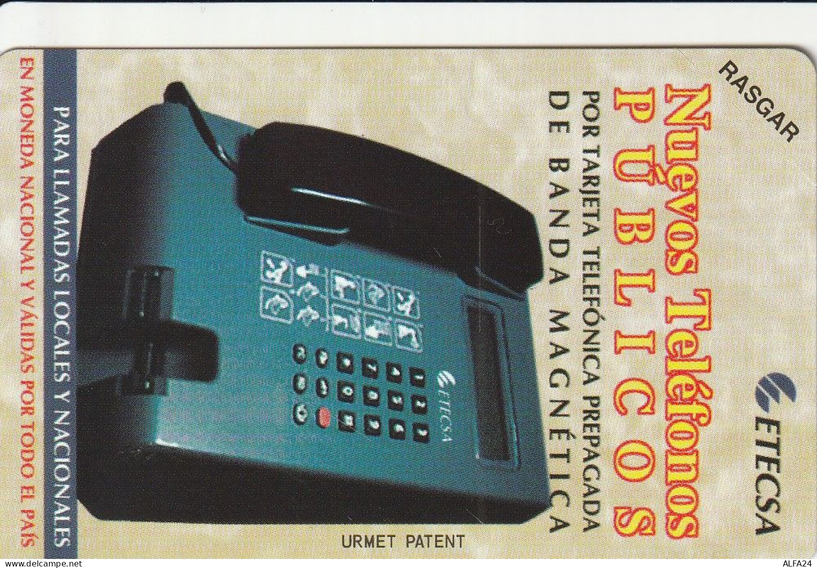 PHONE CARD CUBA URMET NEW (E54.15.4 - Cuba