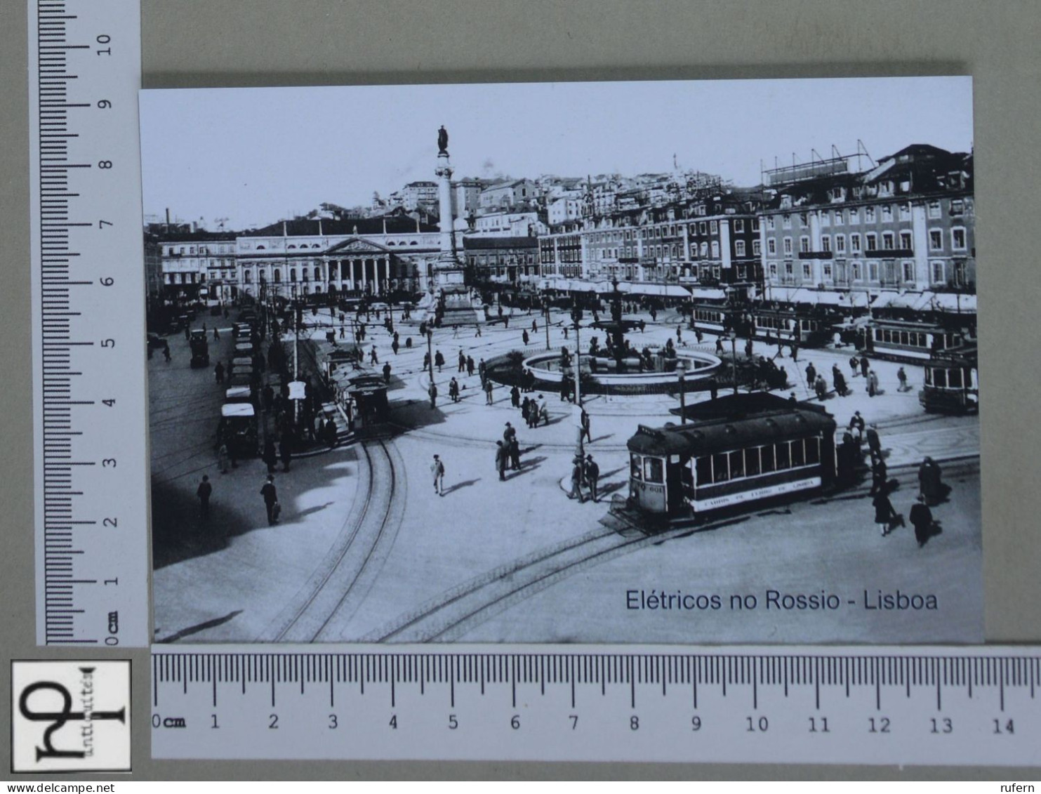 PORTUGAL  - ELETRICOS NO ROSSIO - LISBOA - 2 SCANS  - (Nº58703) - Lisboa