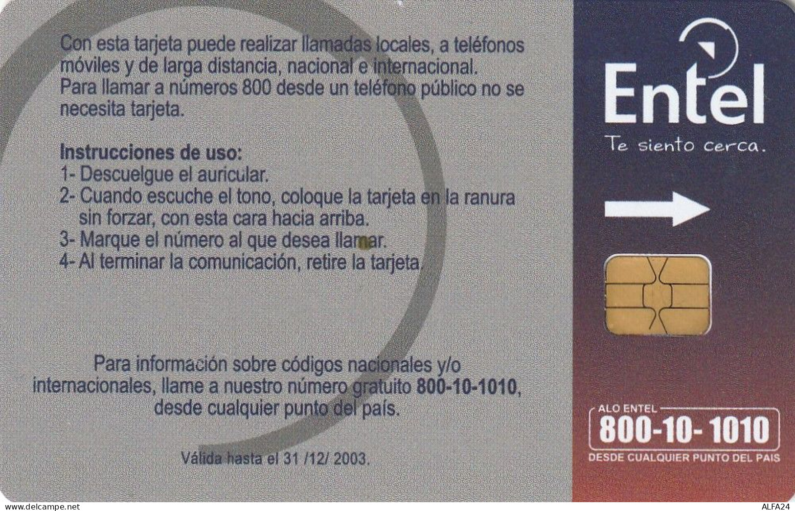 PHONE CARD BOLIVIA  (E52.30.2 - Bolivie