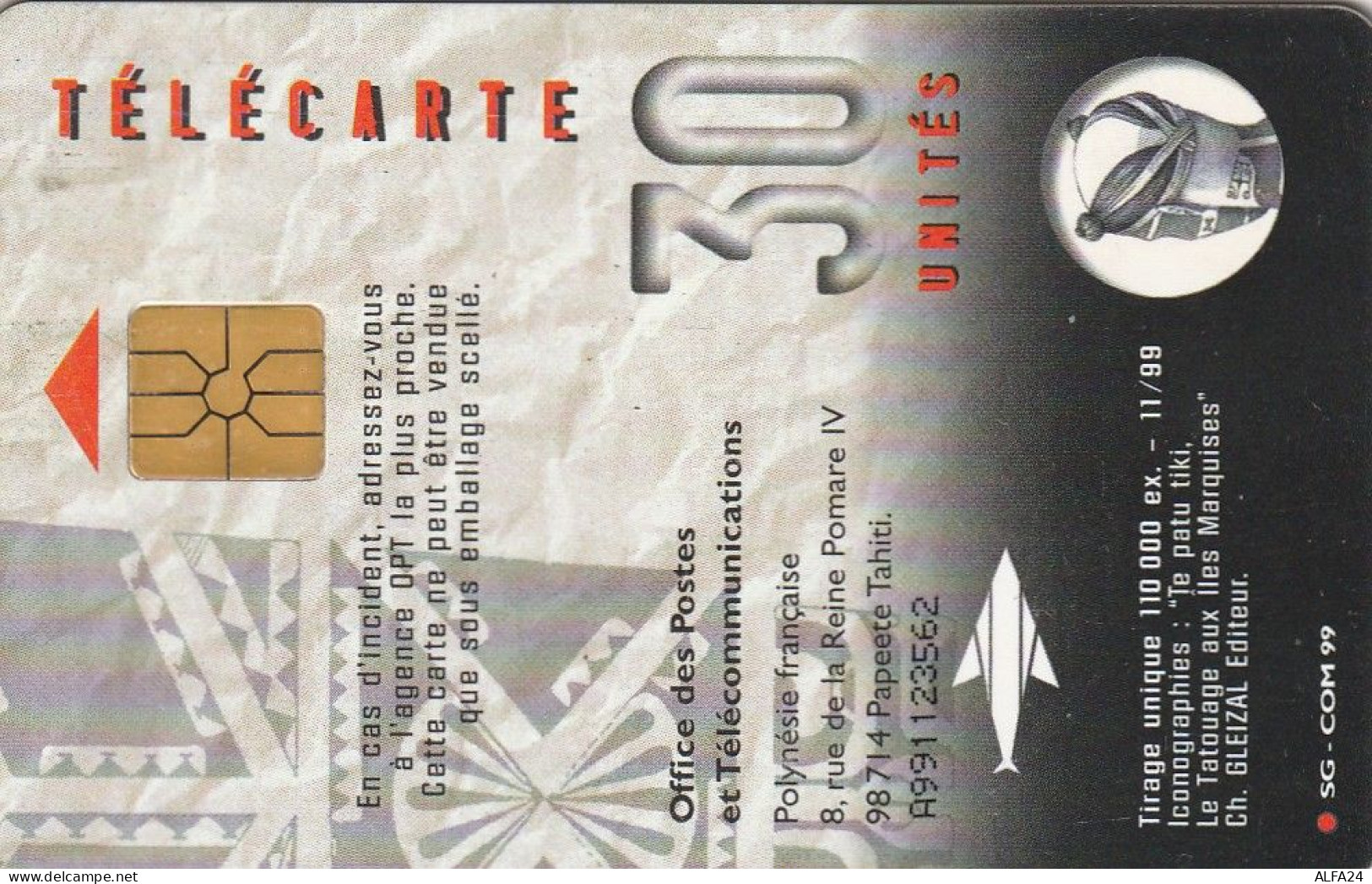 PHONE CARD POLINESIA FRANCESE  (E52.23.5 - Polynésie Française