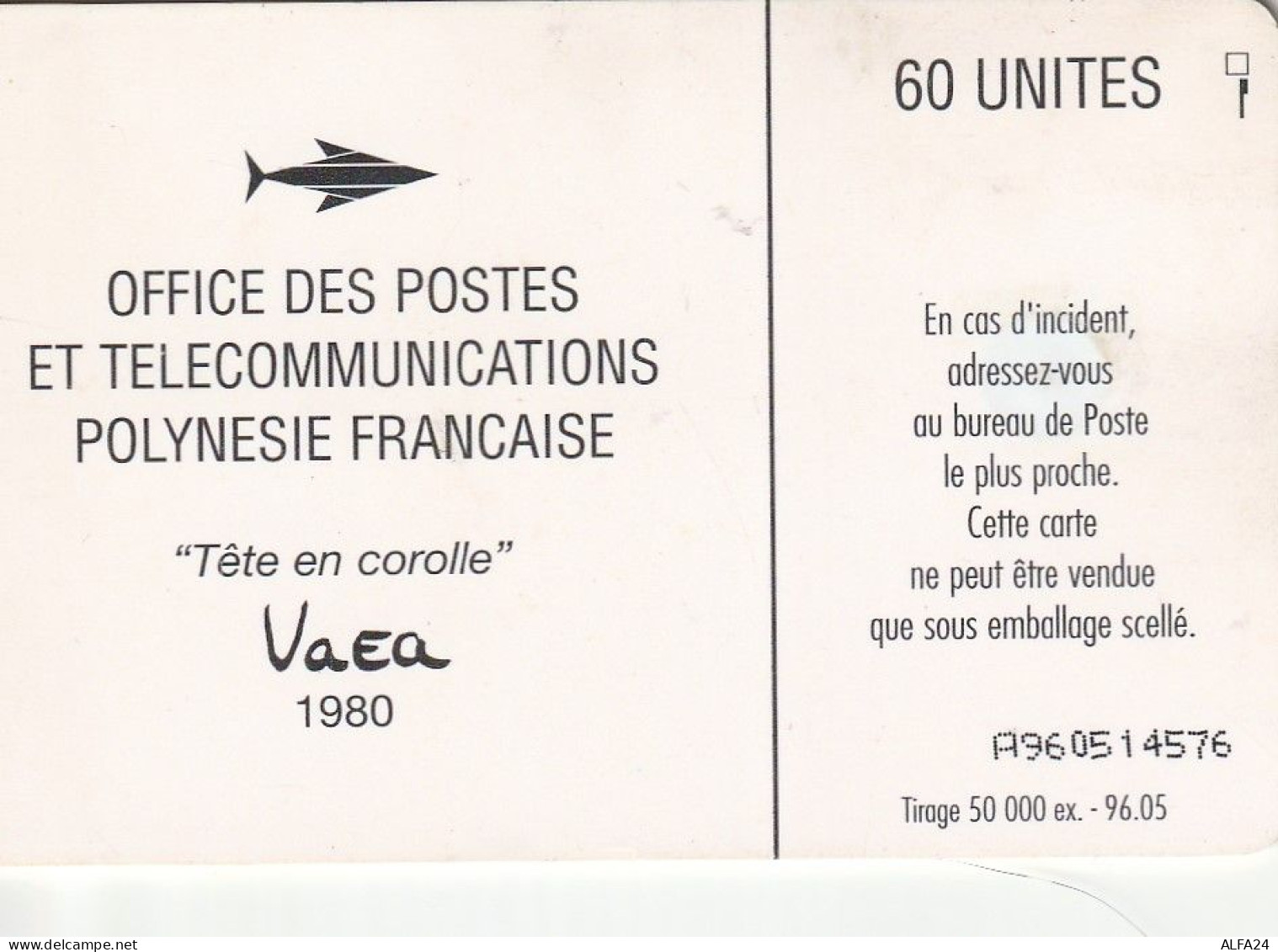 PHONE CARD POLINESIA FRANCESE  (E52.20.4 - Frans-Polynesië