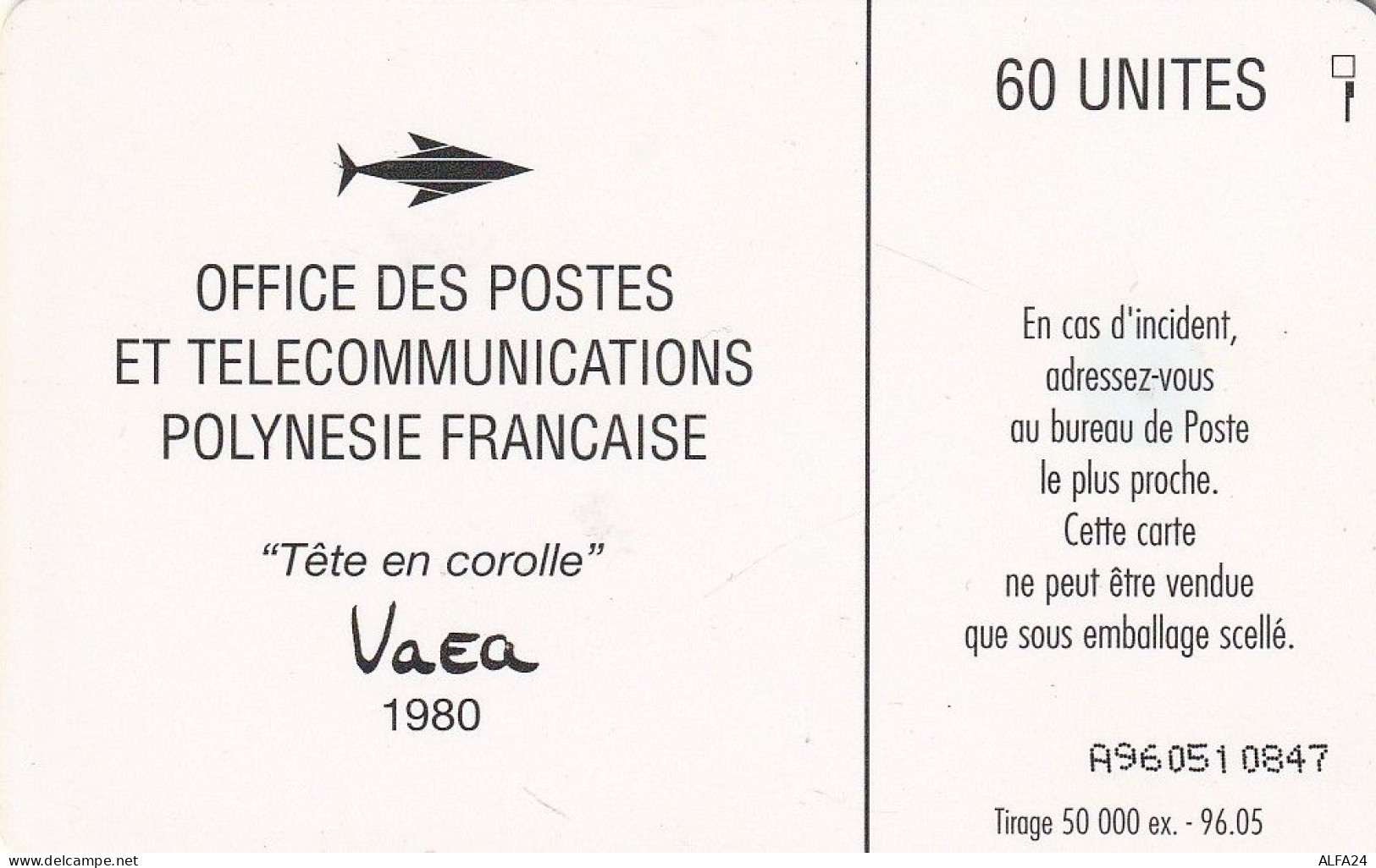 PHONE CARD POLINESIA FRANCESE  (E52.20.3 - Polynésie Française