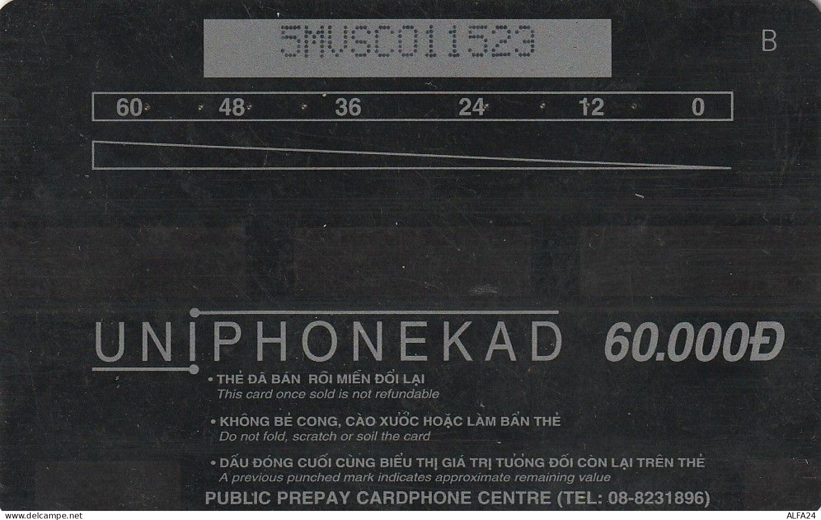 PHONE CARD VIETNAM  (E52.15.8 - Viêt-Nam