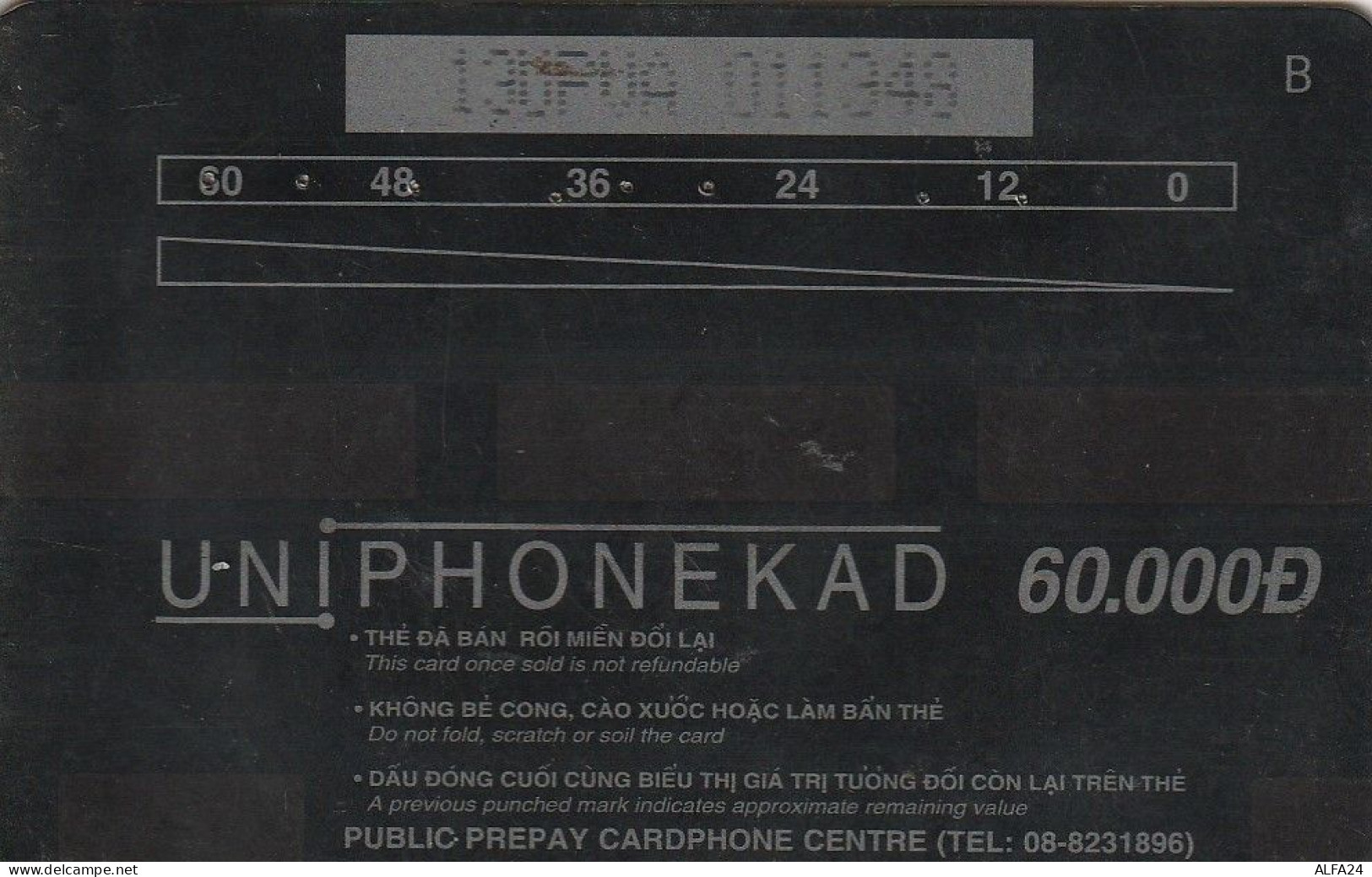 PHONE CARD VIETNAM  (E52.12.4 - Viêt-Nam