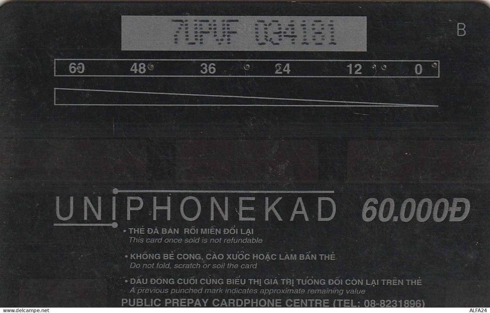 PHONE CARD VIETNAM  (E52.8.8 - Viêt-Nam