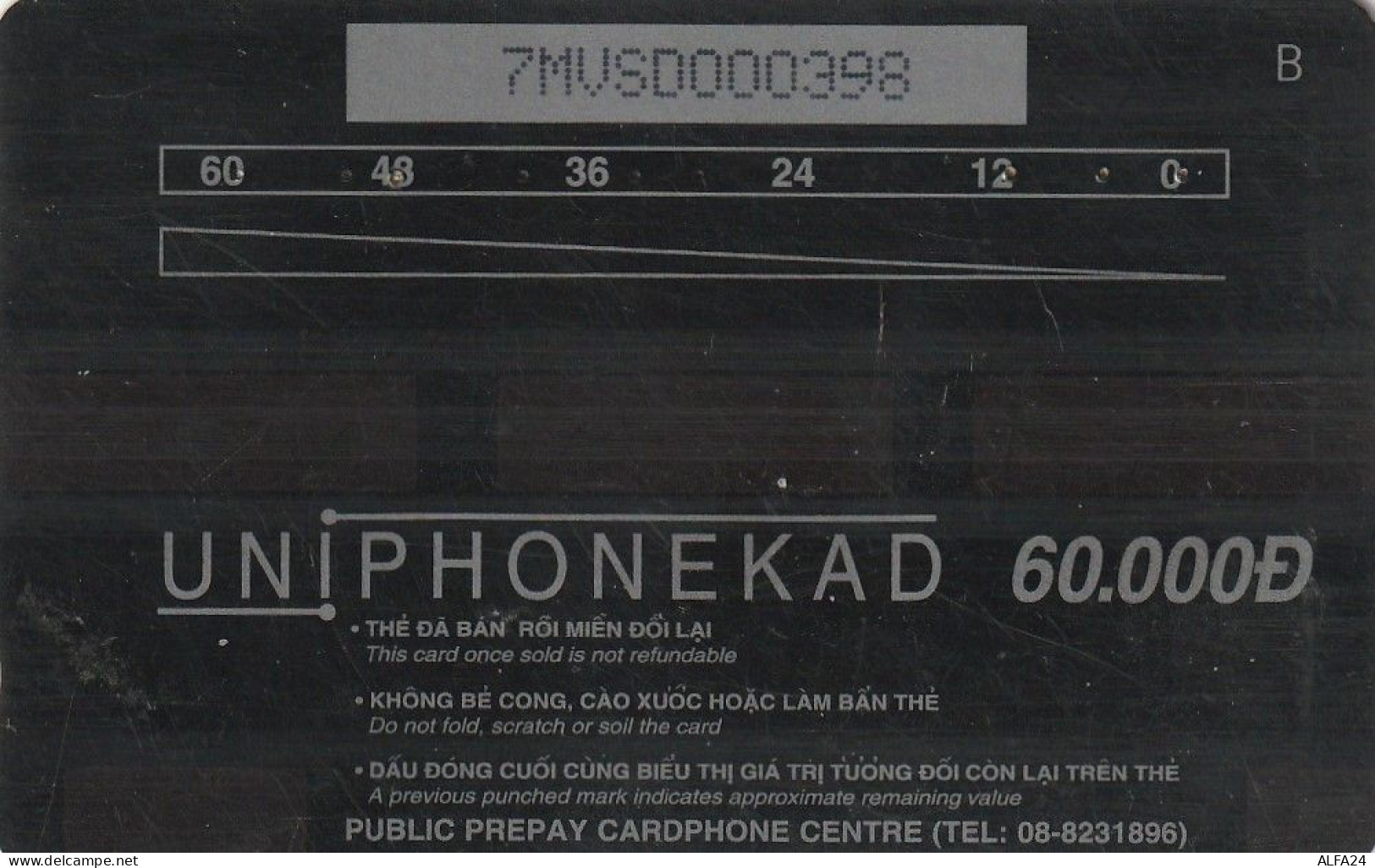 PHONE CARD VIETNAM  (E52.8.6 - Viêt-Nam