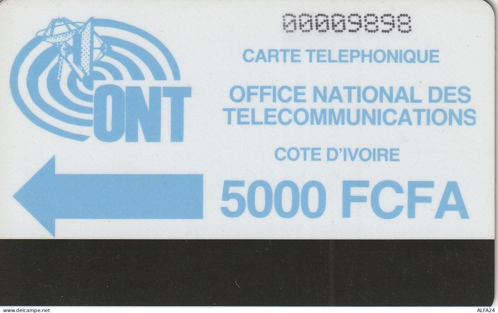 PHONE CARD COSTA D'AVORIO  (E49.45.3 - Ivoorkust