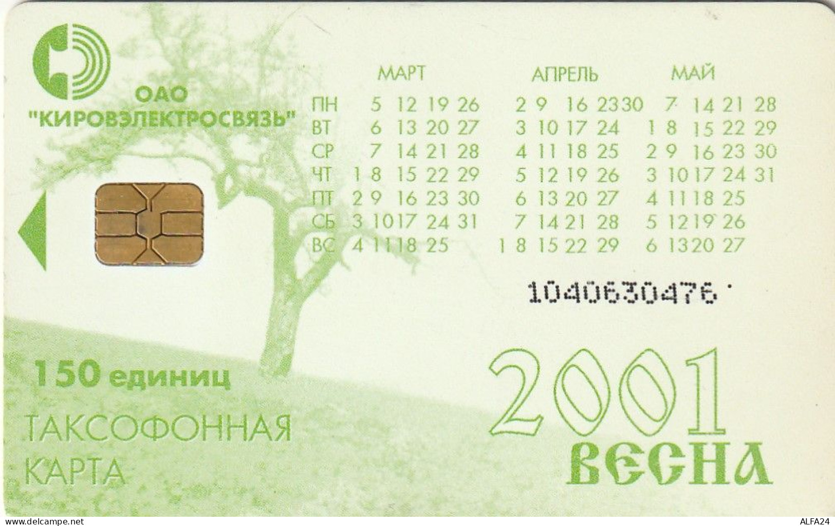 PHONE CARD RUSSIA Kirovelektrosvyaz - Kirov (E49.22.5 - Russia