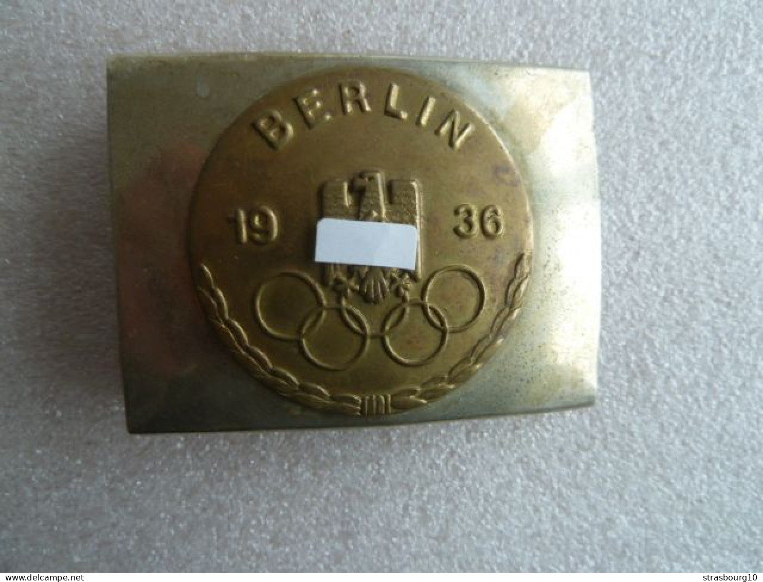 BOUCLE DE CEINTURON ALLEMANDE 1936 JEUX OLYMPIQUES BERLIN - Uniform