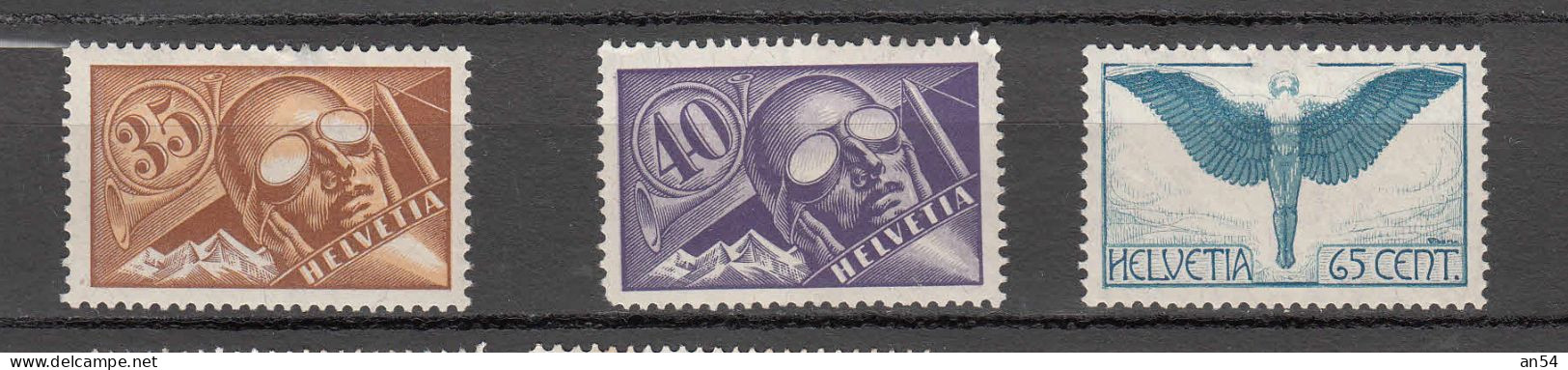 1923/40 PA   N° F6 - F7 - F10  NEUFS*  COTE 70.00     CATALOGUE   SBK - Unused Stamps