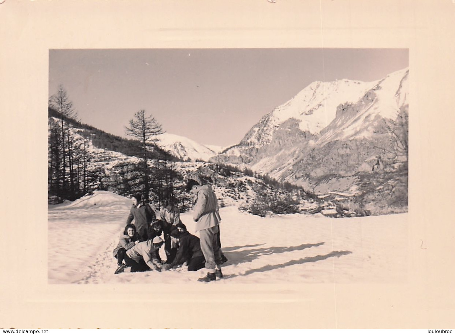 ALPES VALBERG ALPINISME  PHOTO ORIGINALE 11 X 8 CM - Plaatsen