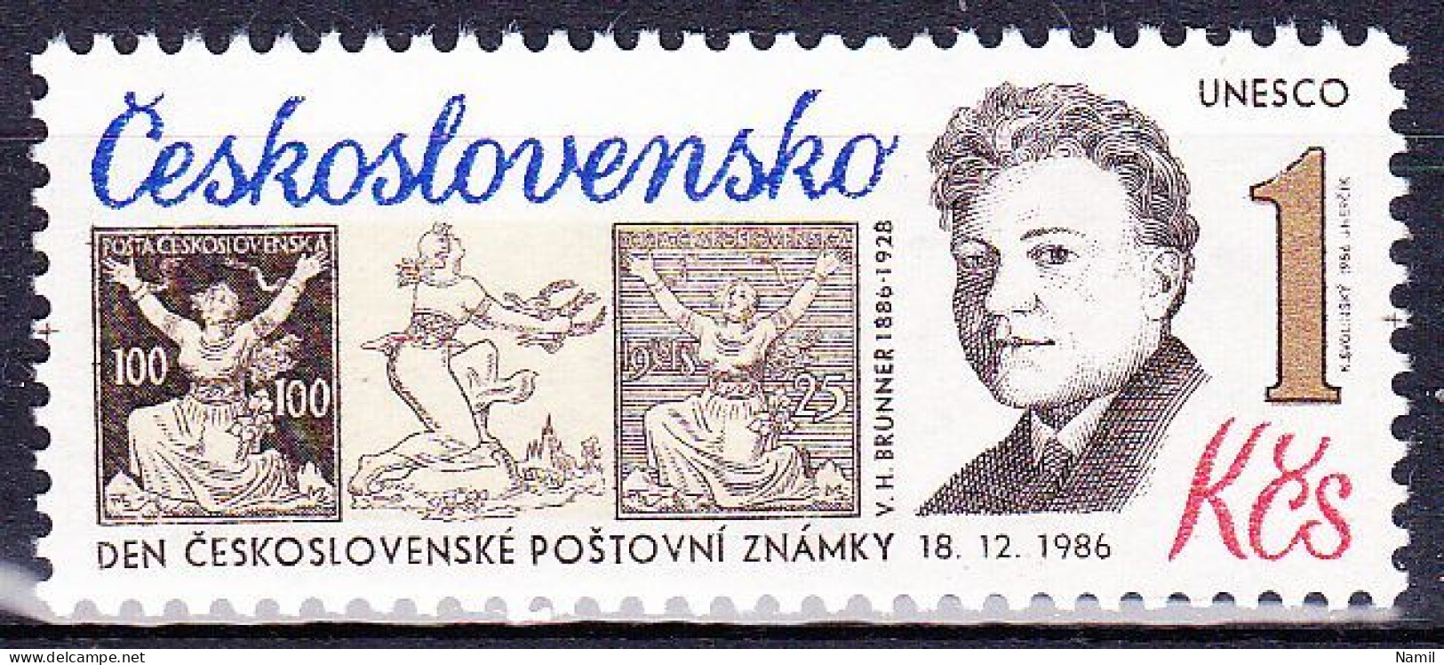 ** Tchécoslovaquie 1986 Mi 2894 (Yv 2706), (MNH)** - Ungebraucht