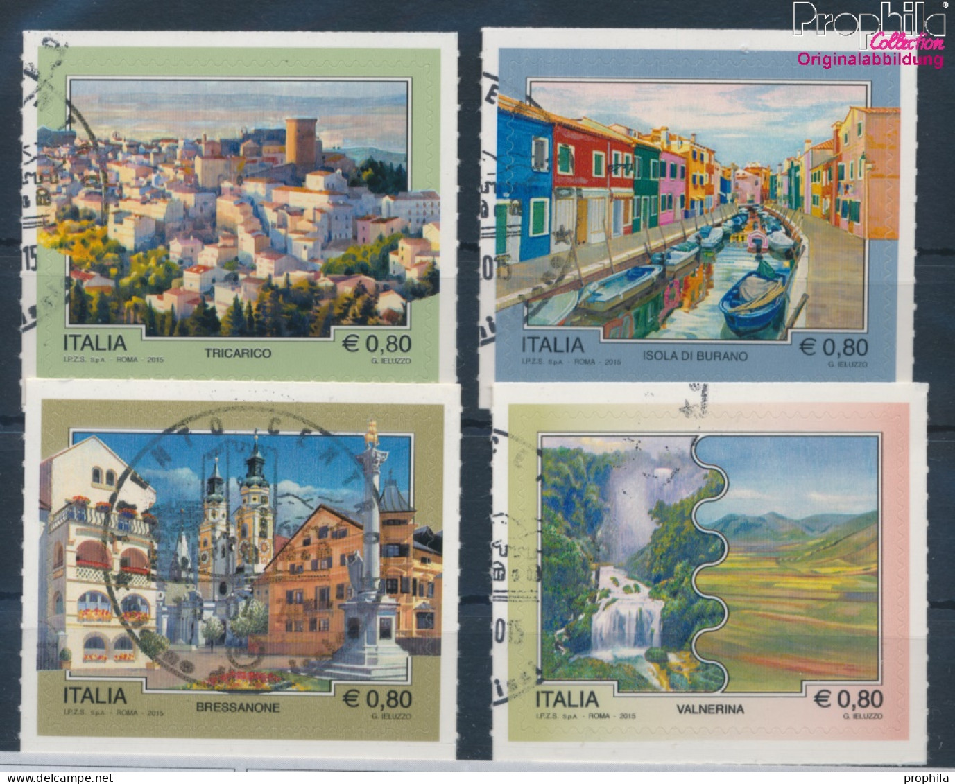 Italien 3774-3777 (kompl.Ausg.) Gestempelt 2015 Tourismus (10355207 - 2011-20: Usados