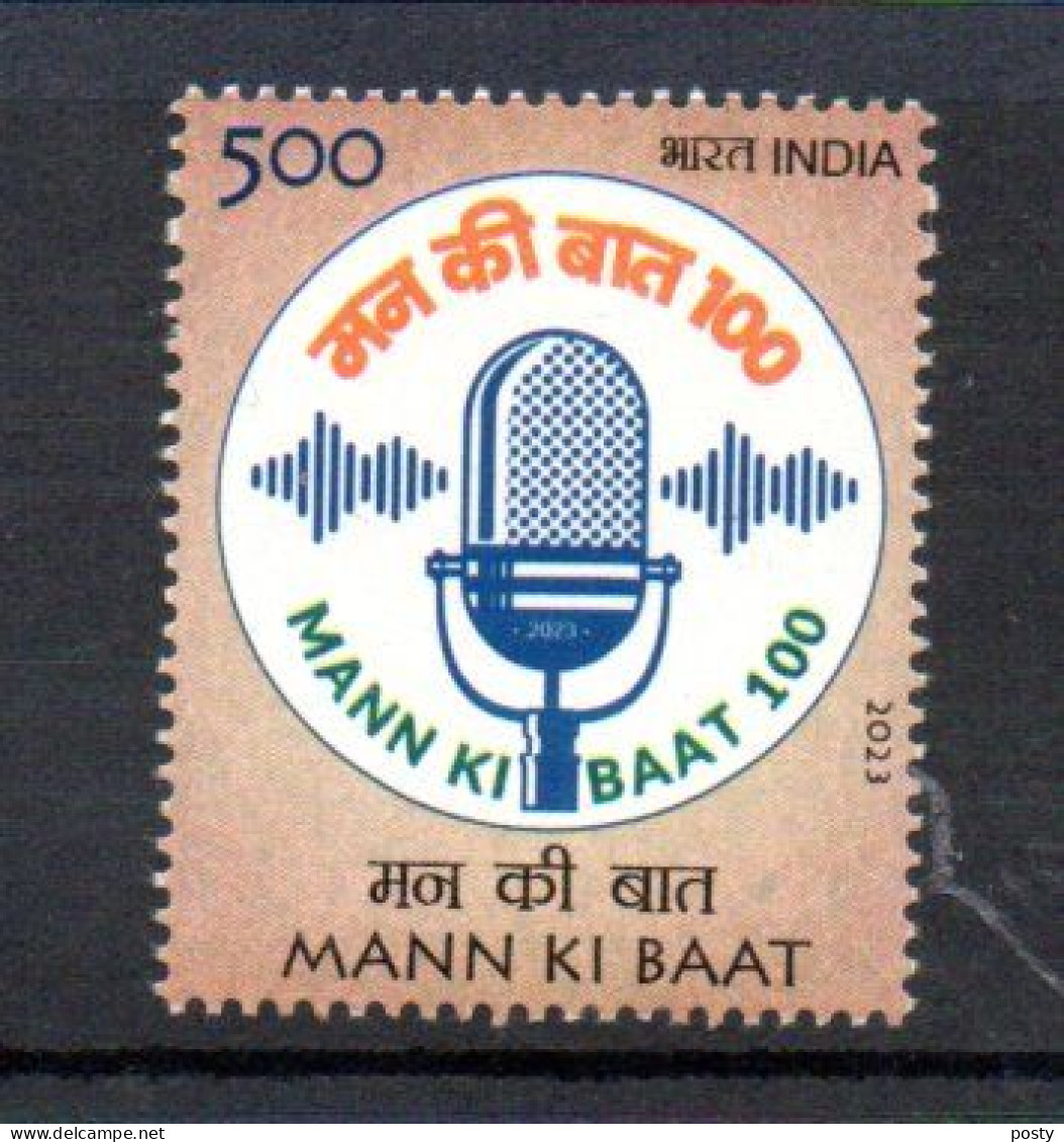 INDE - INDIA - 2023 - MANN KI BAAT - EDITION DE RADIO - RADIO SHOW - - Ungebraucht