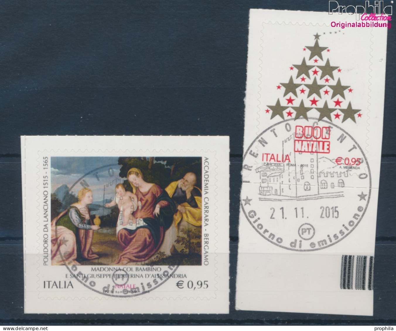 Italien 3865-3866 (kompl.Ausg.) Gestempelt 2015 Weihnachten (10355180 - 2011-20: Usados