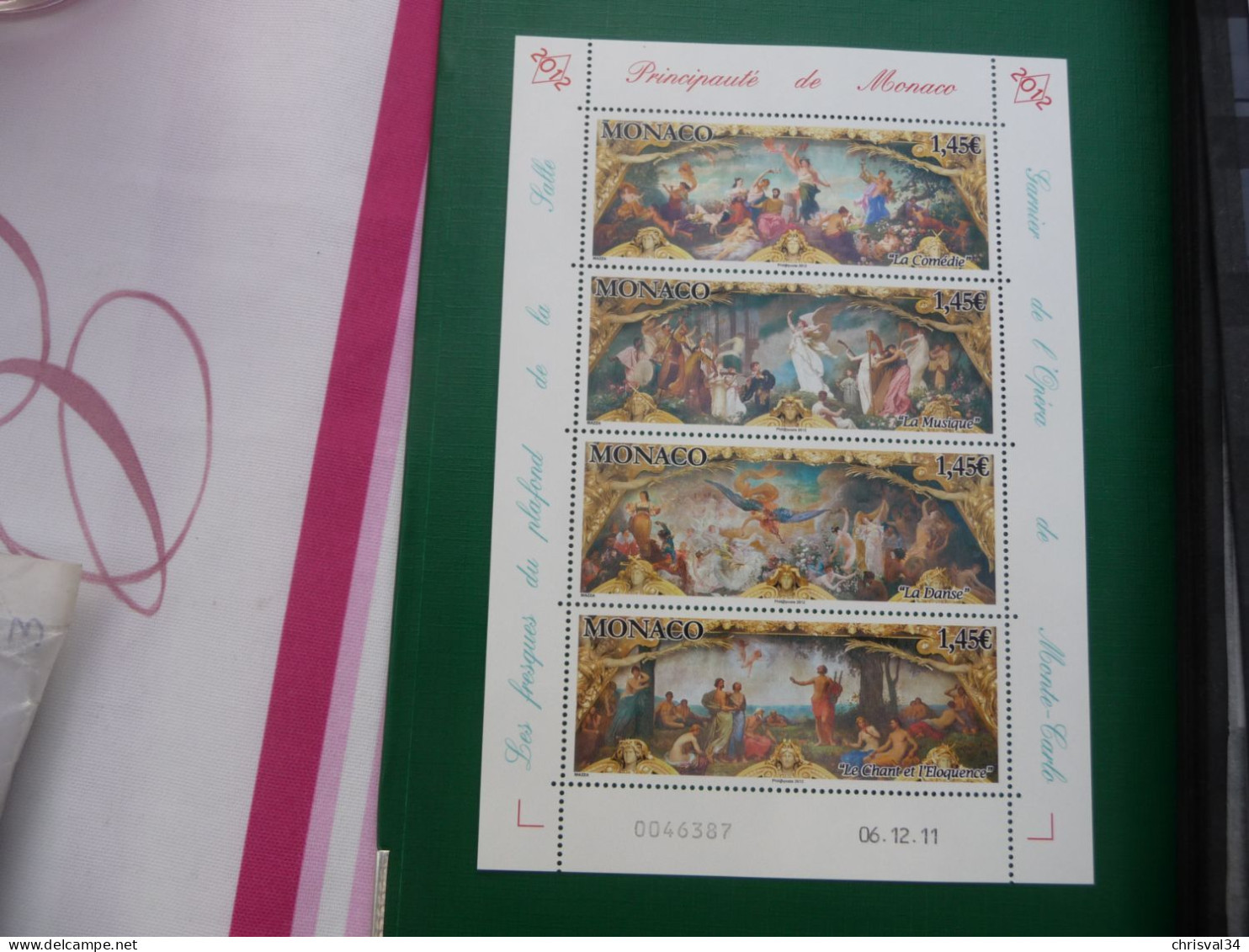 TIMBRES  DE  MONACO   SERIE   ANNEE  2012   N  2812  A  2815     NEUFS  LUXE** - Unused Stamps