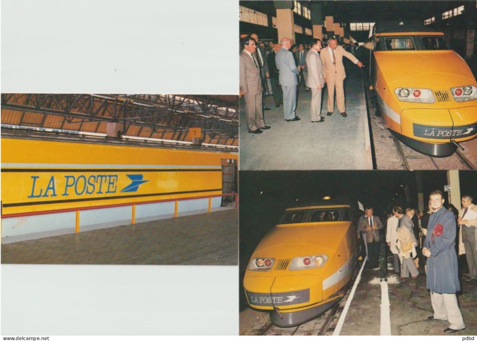 TGV 83 . 6 CPM . 8 Au 17 09 1984 . Exposition Philatélique Nationale . La Poste Et Le Train Postal . Photo Marcel Maury. - Trains